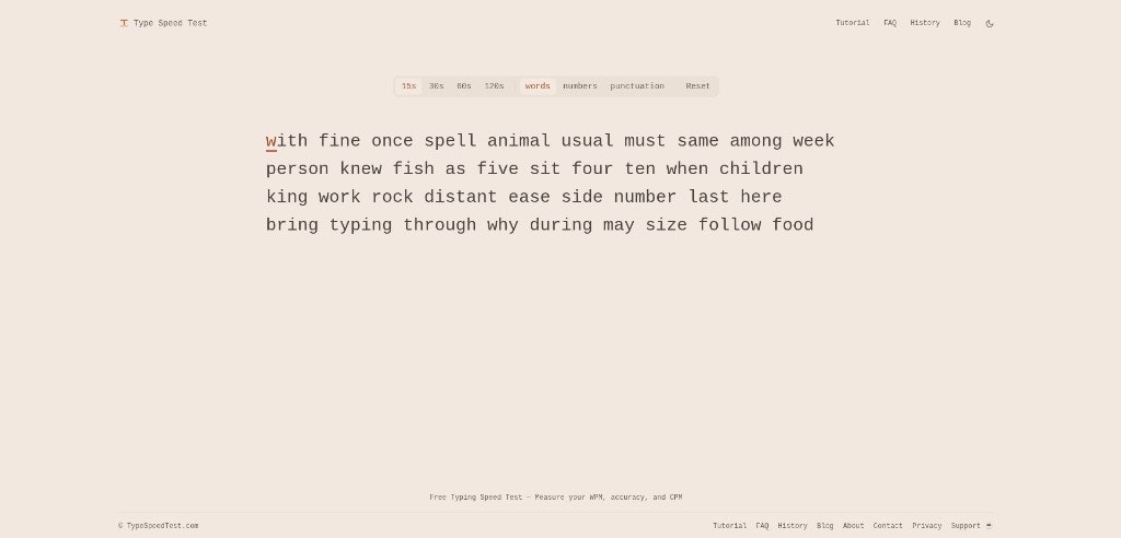 Type Speed Test gallery image