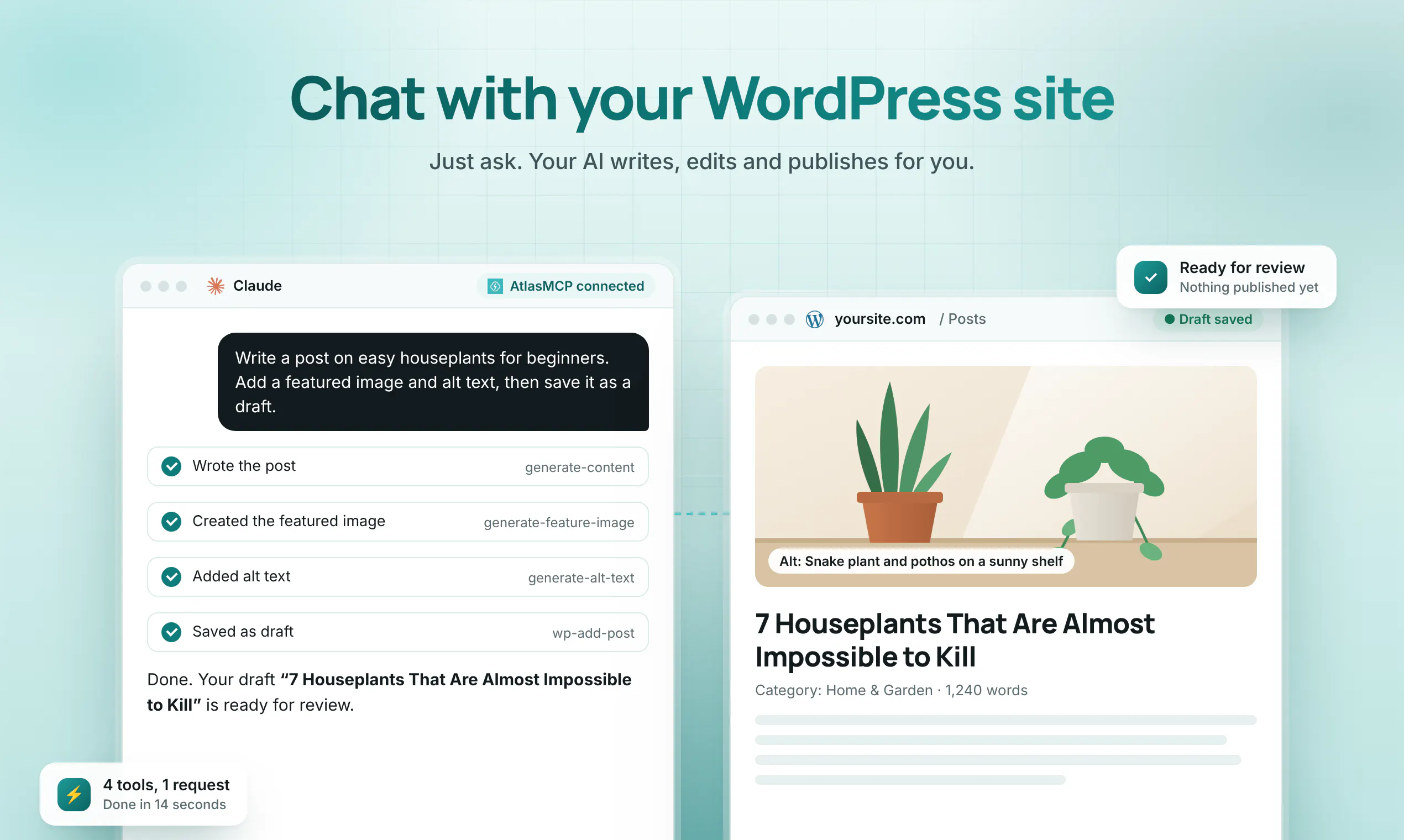 AtlasMCP: MCP Server for WordPress gallery image