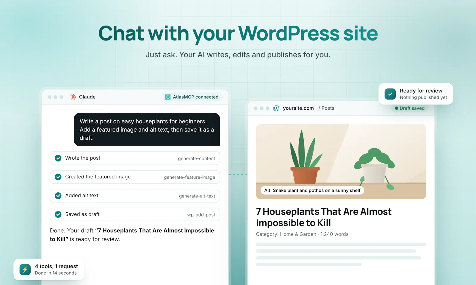 AtlasMCP: MCP Server for WordPress screenshot 2