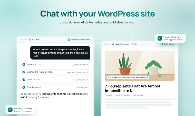AtlasMCP: MCP Server for WordPress screenshot 2