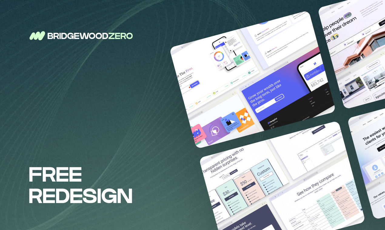 startuptile Bridgewood Zero (Free Websites)-Free Website Redesigns & Builds for Startups and SMBs