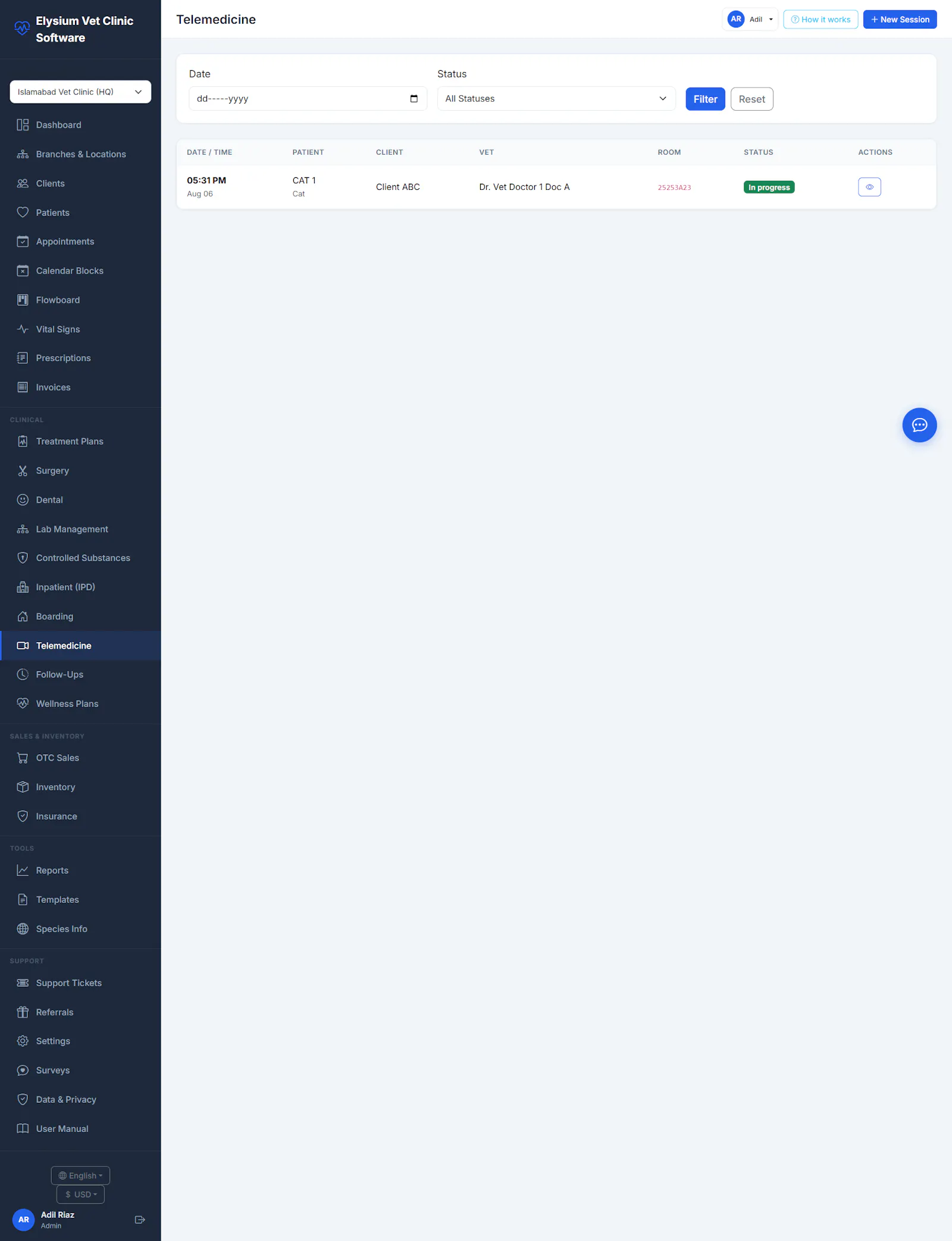 Elysium Vet Clinic Software screenshot 3
