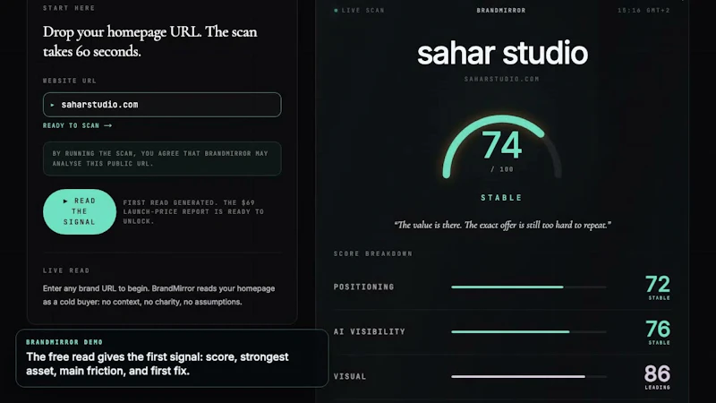 BrandMirror screenshot 1 (video preview)