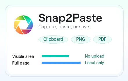Snap2Paste gallery image