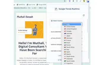 Google trends real time notifier gallery image