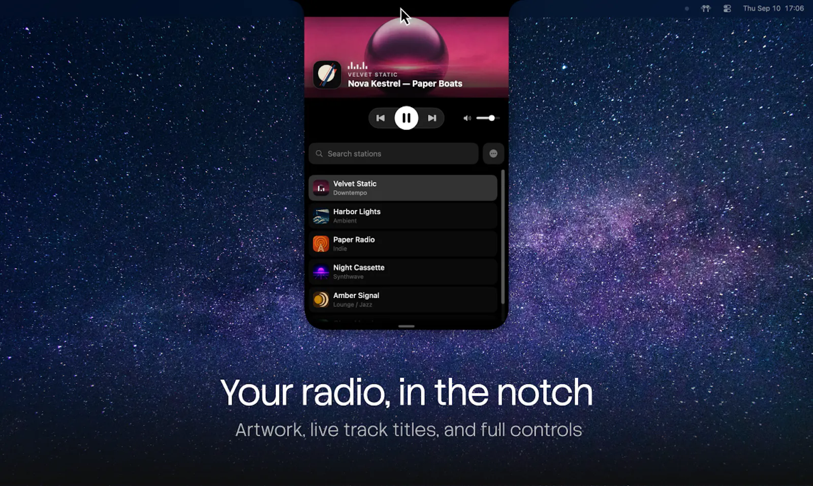 Notch Radio screenshot 2