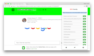 Technical SEO Audit Tool - Chrome gallery image