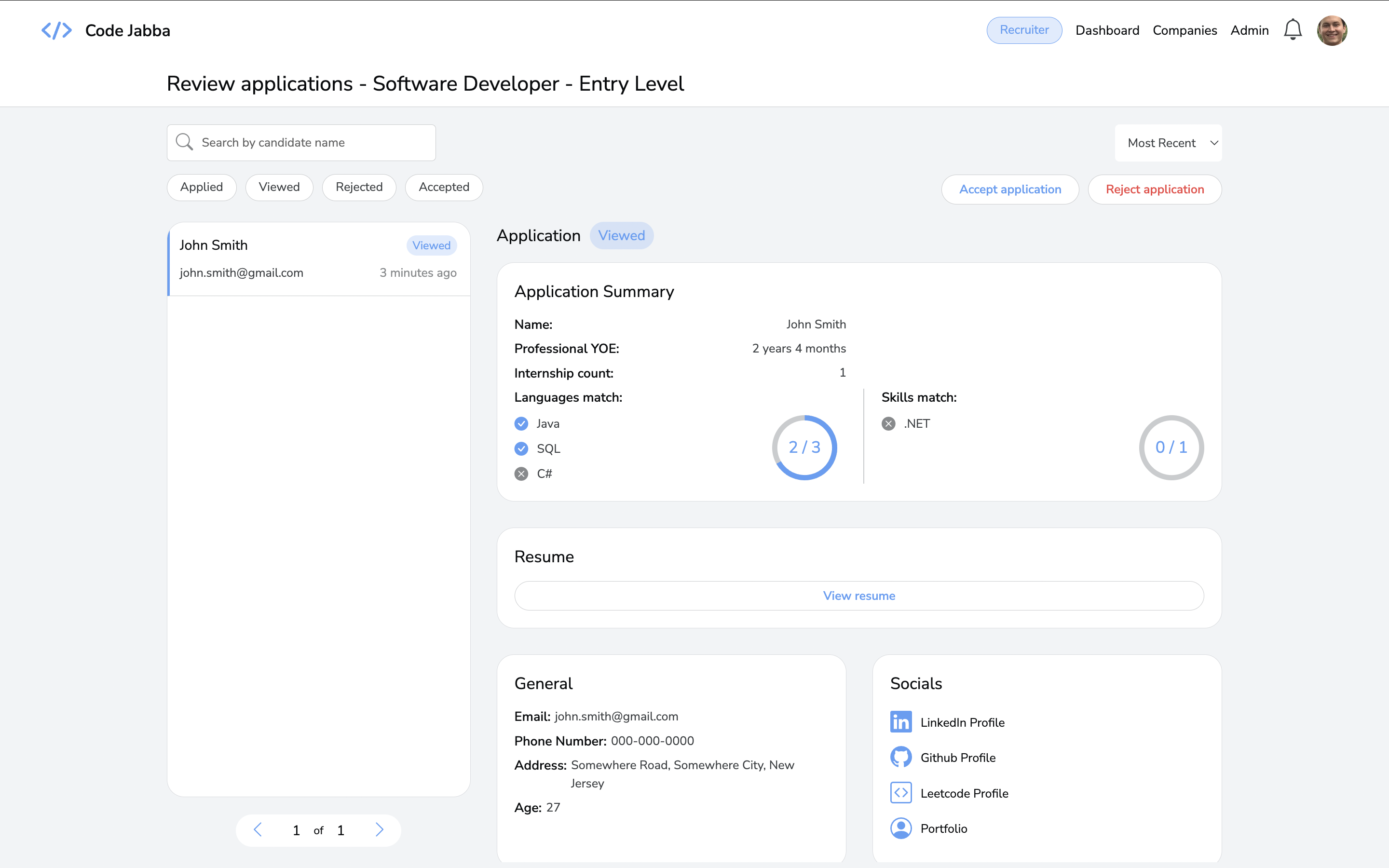 Média Code Jabba - Board d'emploi pour les ingénieurs logiciels avec 10 filtres d'emploi 4