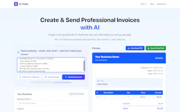 AI Invoice Maker gallery image