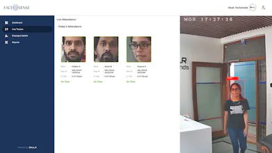 Face Recognition Attendance system gallery image