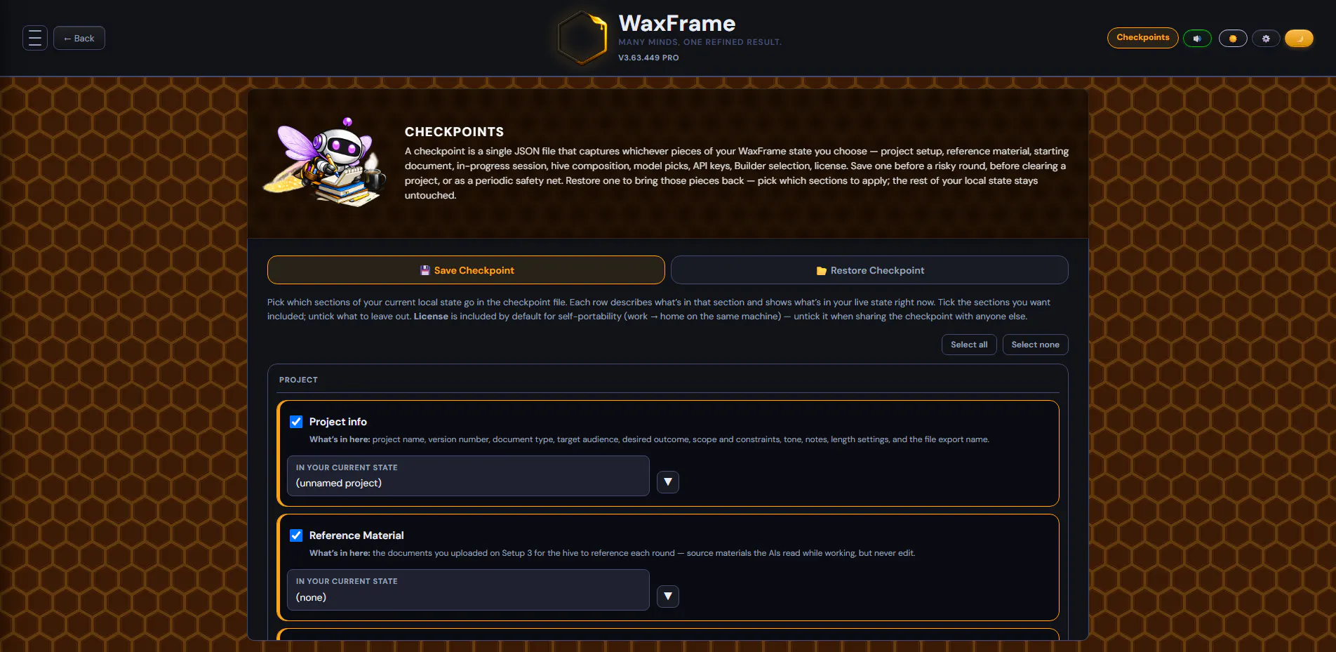 WaxFrame gallery image