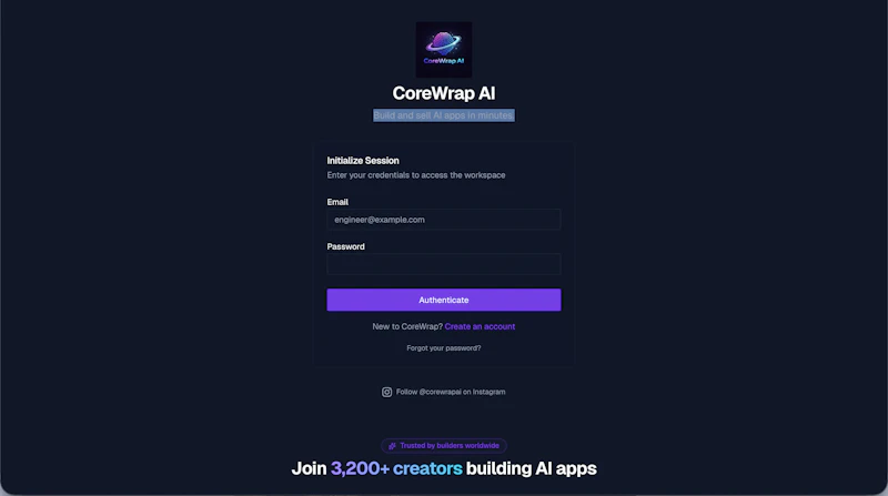 CoreWrapAI  screenshot 1