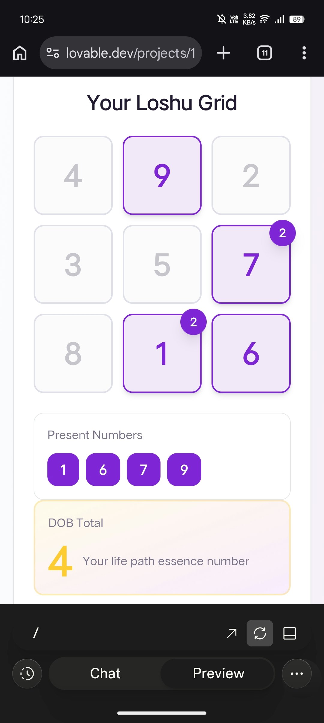 Mystic Numbers - Screenshot 2 showing product features and functionality