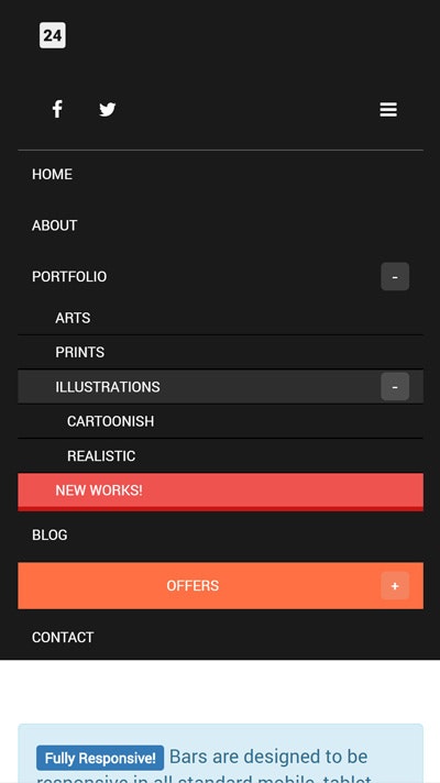 24component-bars (Menu Component) gallery image