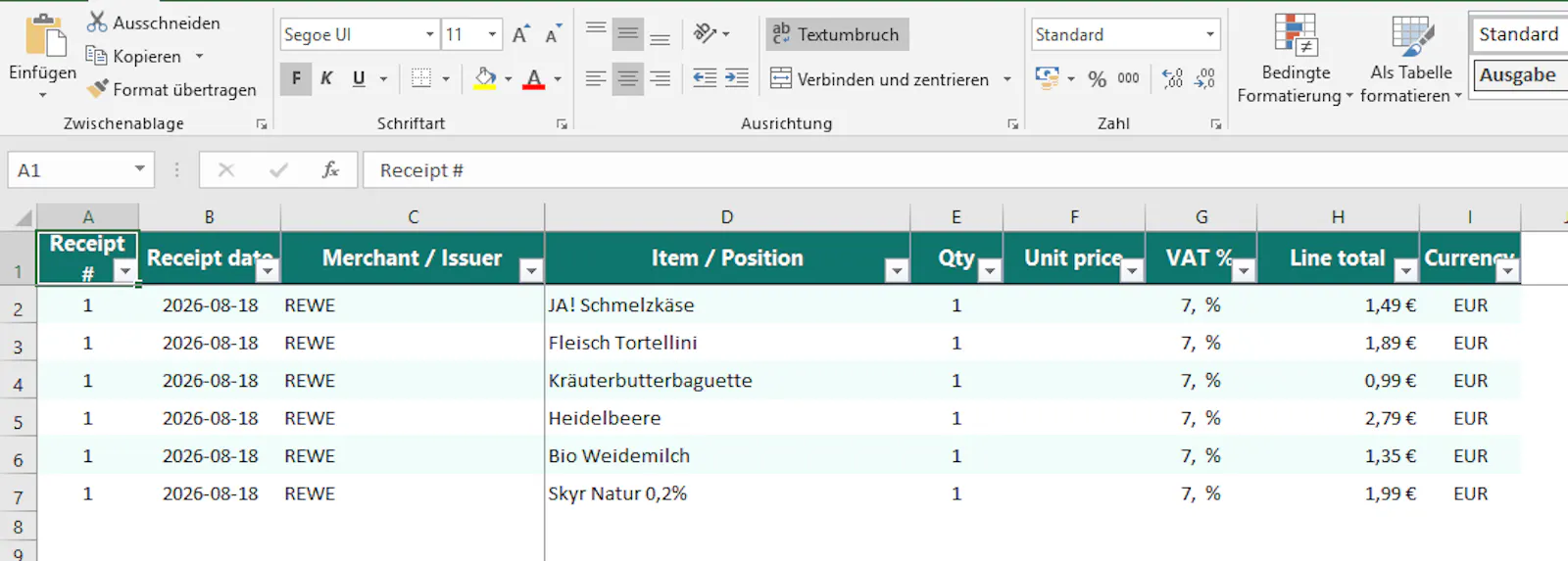ScanReceipts screenshot 6