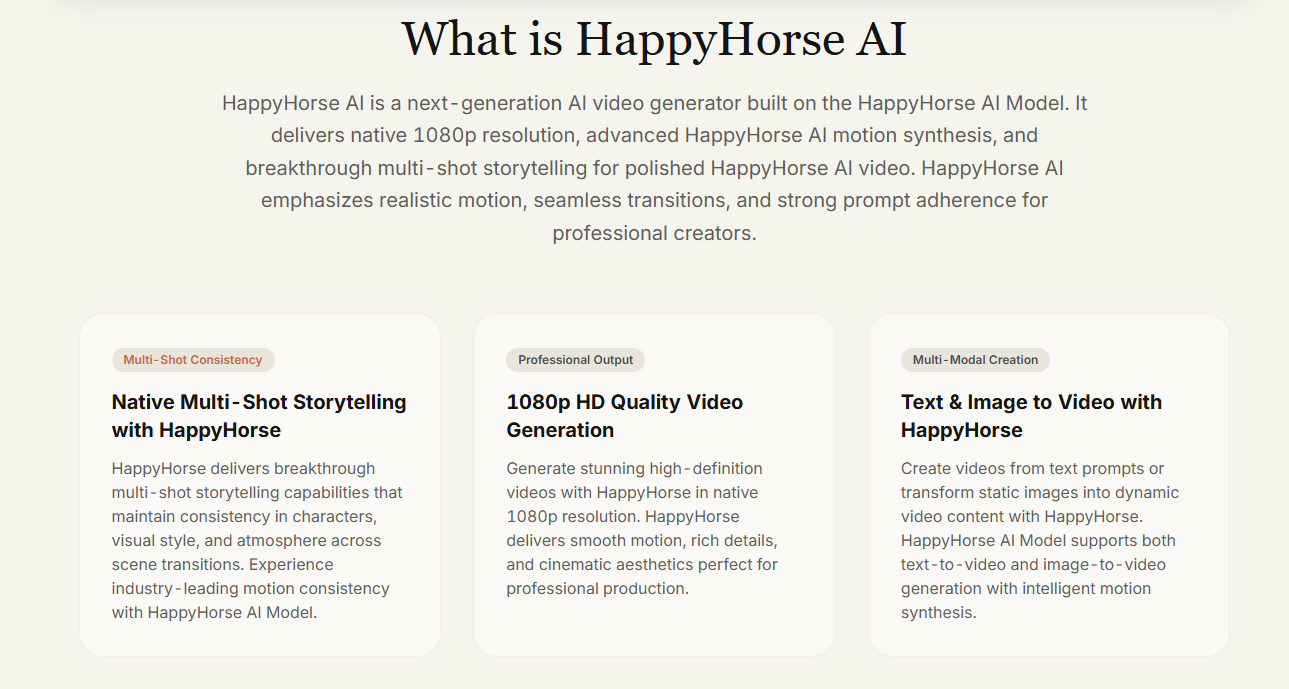 HappyHorse AI gallery image