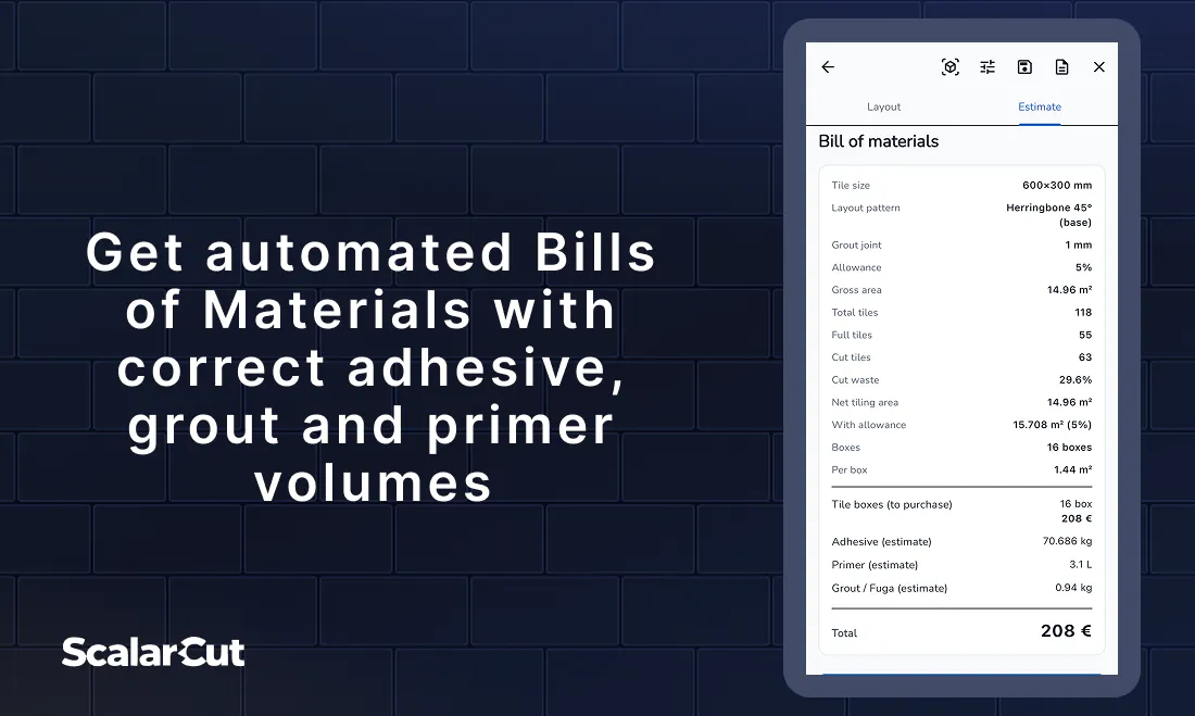 Scalarcut; Tile Layout Planner gallery image