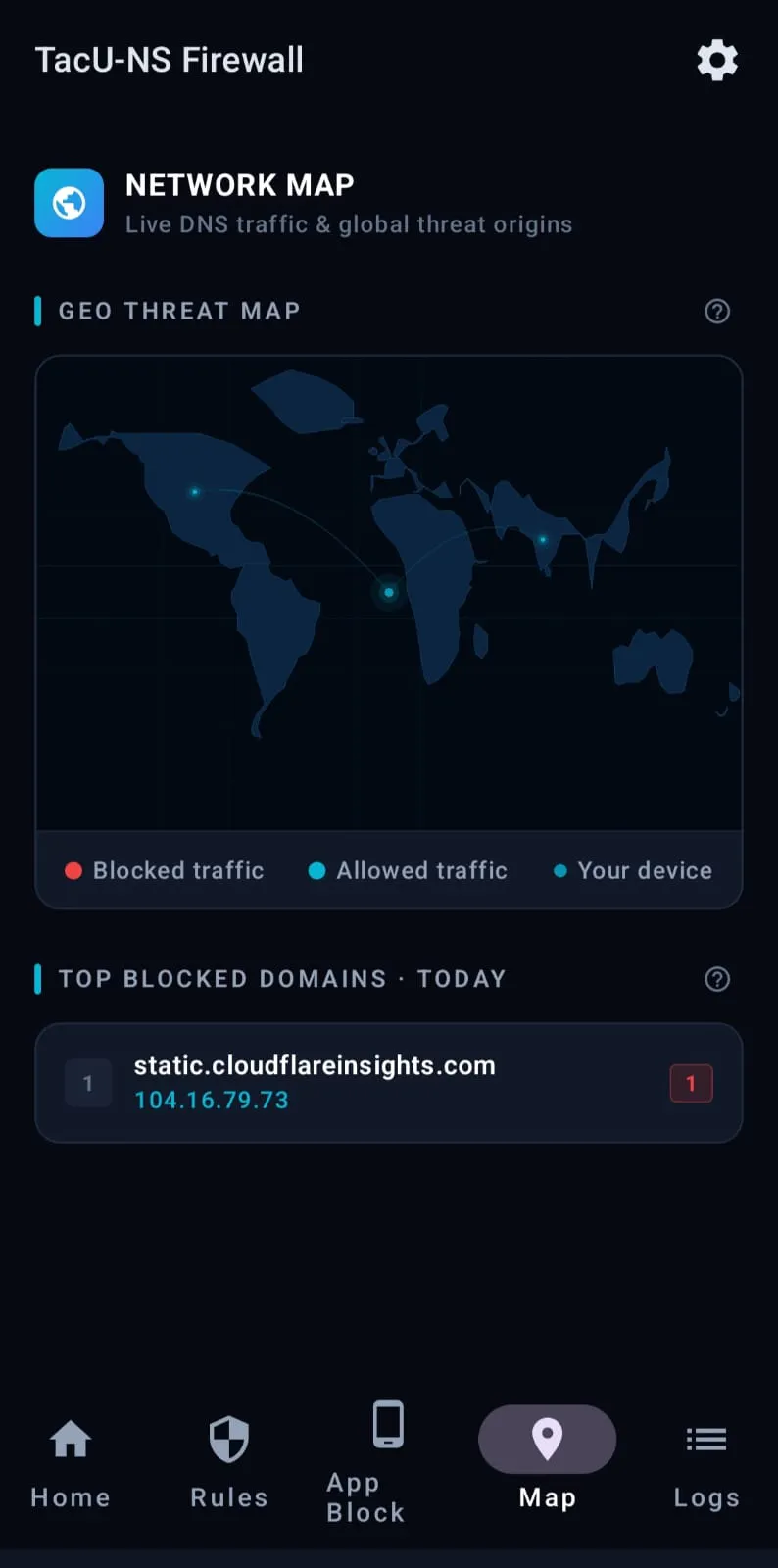 TacUNS Firewall gallery image