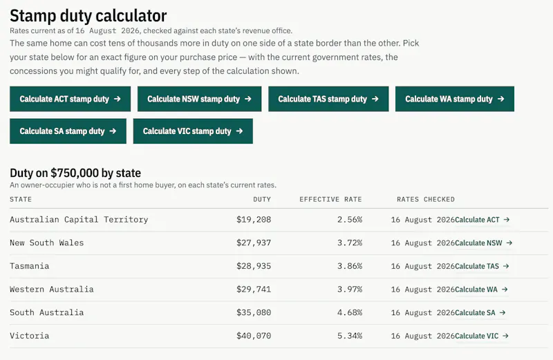 Workings — Stamp Duty Calculator screenshot 2