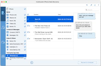 Coolmuster iPhone Data Recovery for Mac gallery image