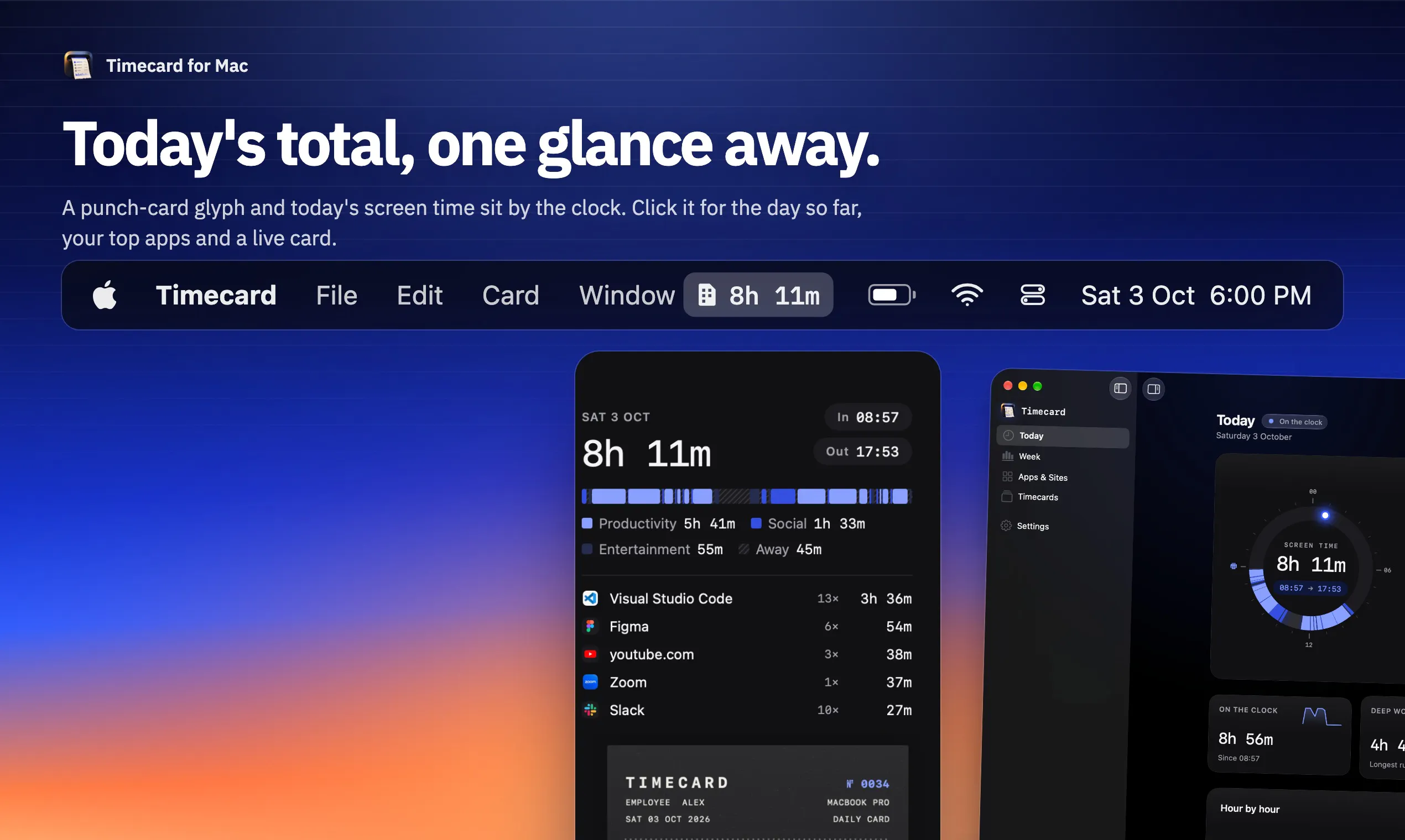 Timecard  gallery image