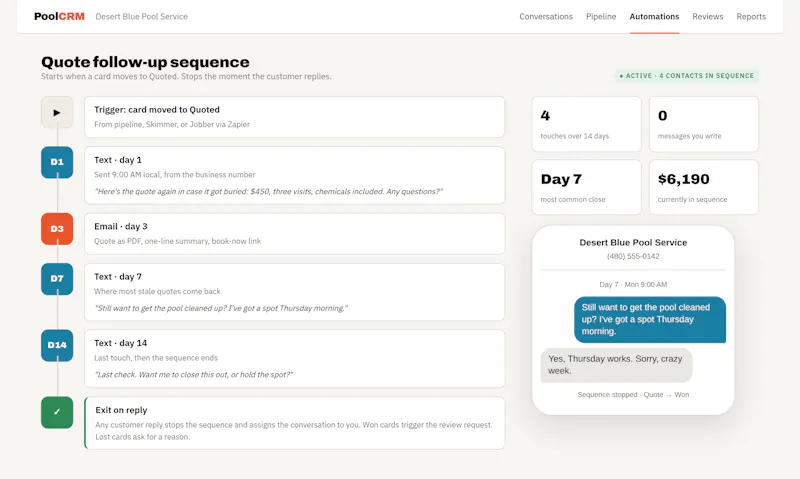 PoolCRM screenshot 3