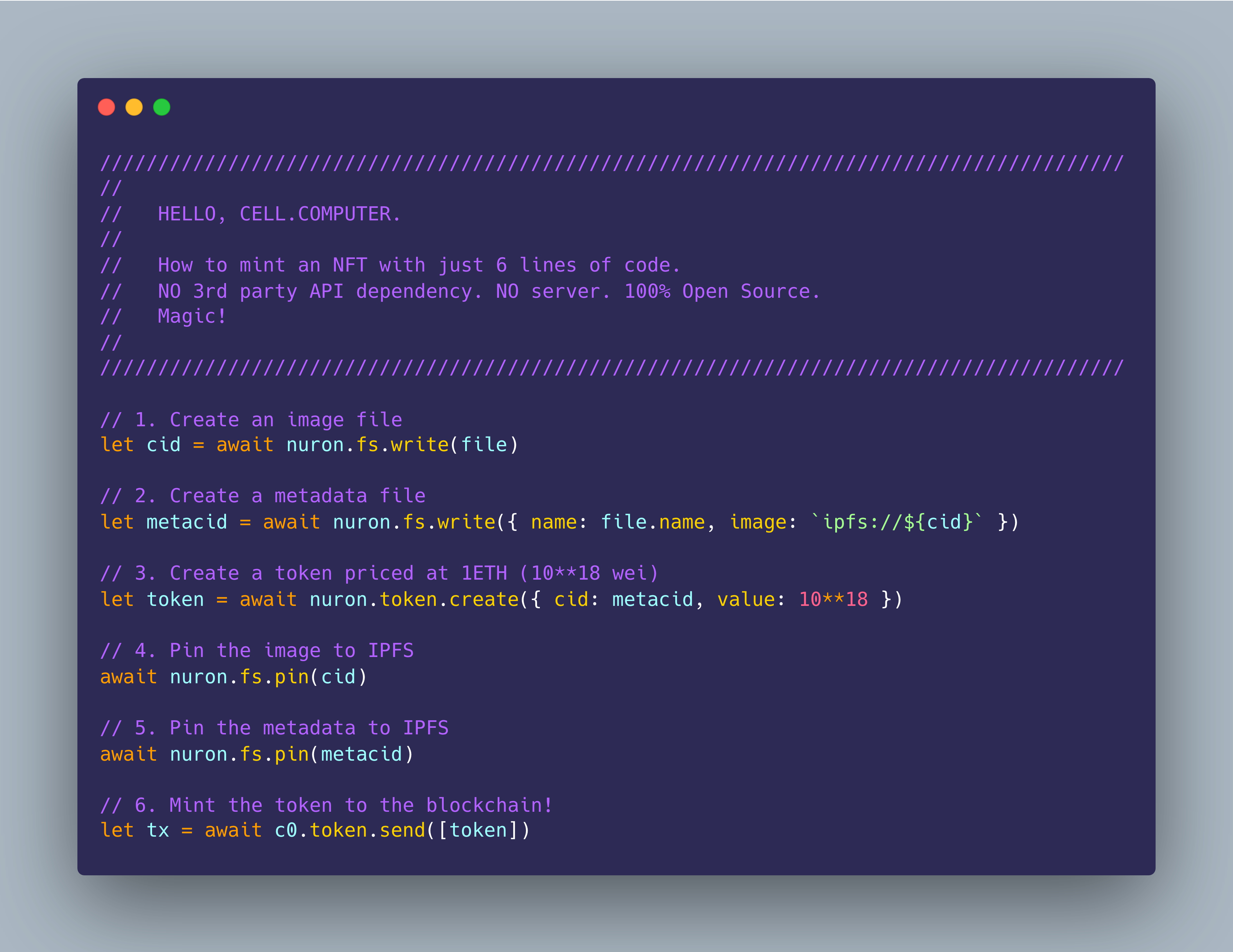 Клетка - Dead Simple NFT Building Framework медиа 5