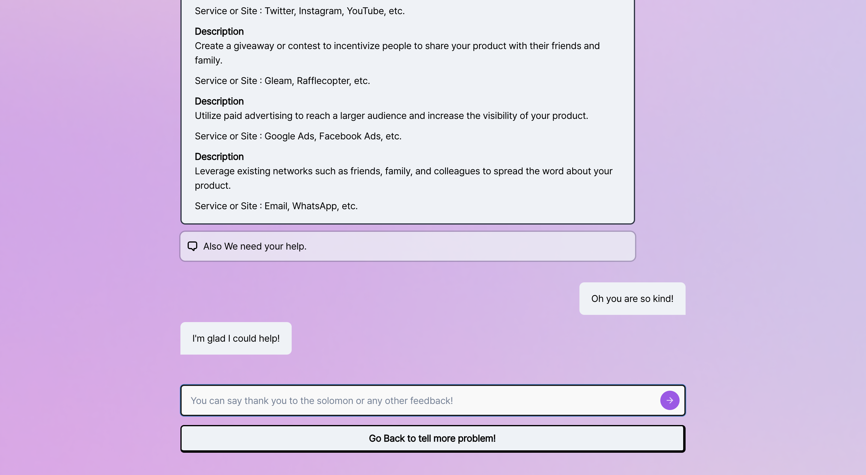 Mídia 4 de Solomongpt - Recomendor de solução para você - A IA fornecerá 4 soluções para resolver seu problema.