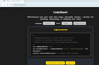 Codeshoot gallery image
