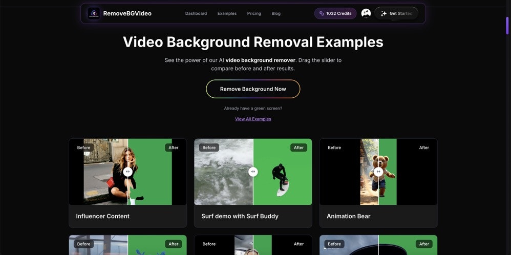 RemoveBGVideo - Screenshot 2 showing product features and functionality