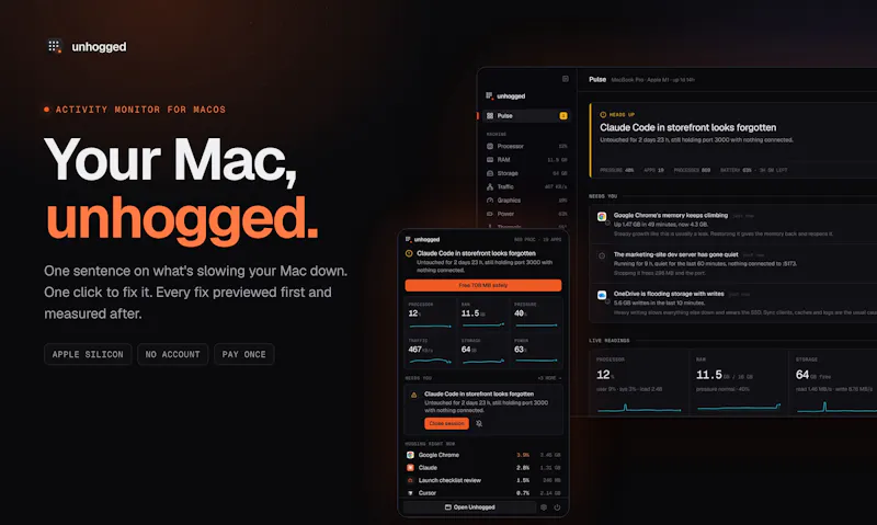 Unhogged screenshot 2