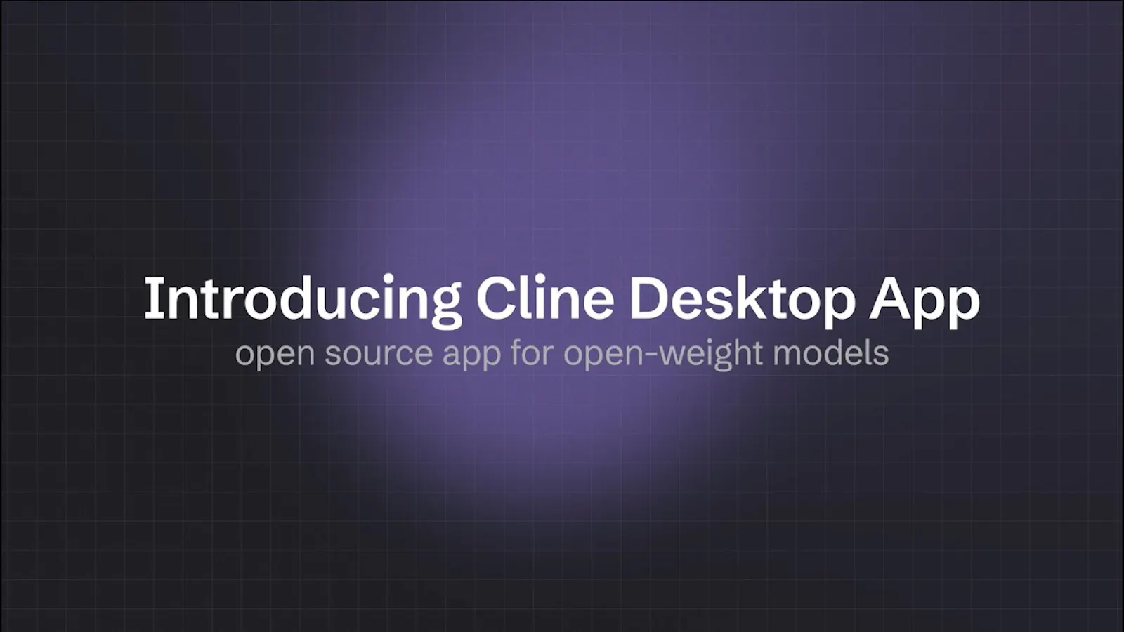 Cline Desktop App screenshot 1 (video preview)