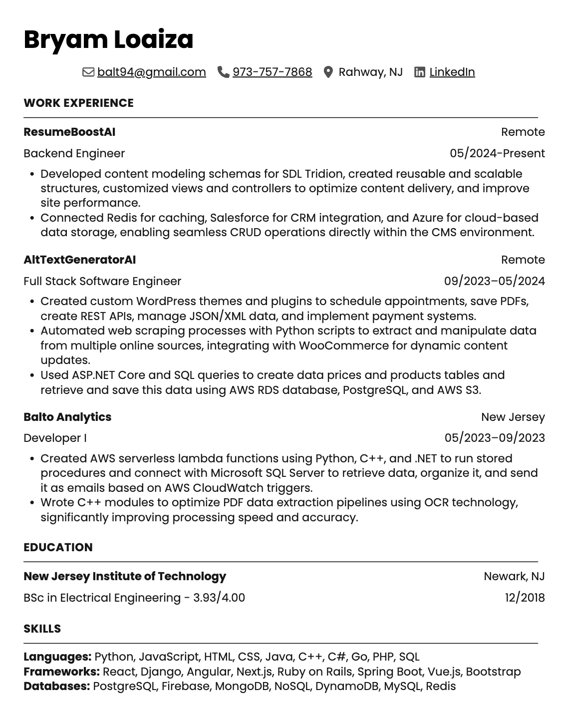 ResumeBoostAI gallery image