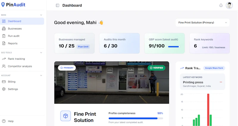 PinAudit screenshot 3