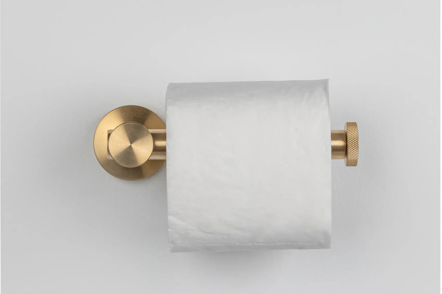 Maddox Toilet Roll Holder Brass gallery image