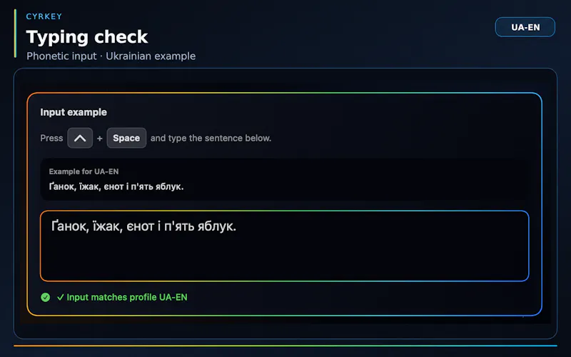 CYRKEY screenshot 3