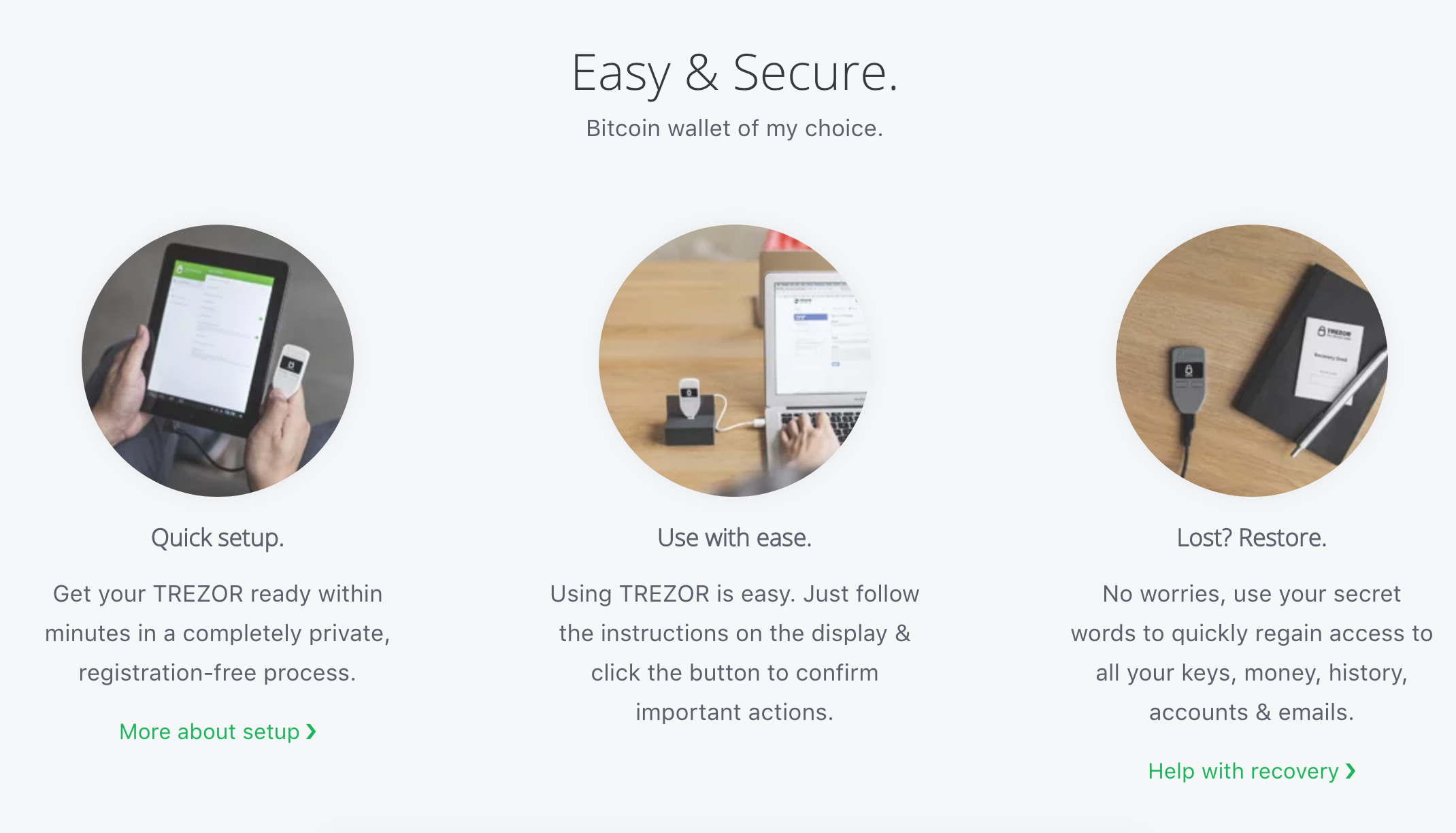 Bitcoin Trezor The Hardware Bitcoin Wallet Product Hunt - 