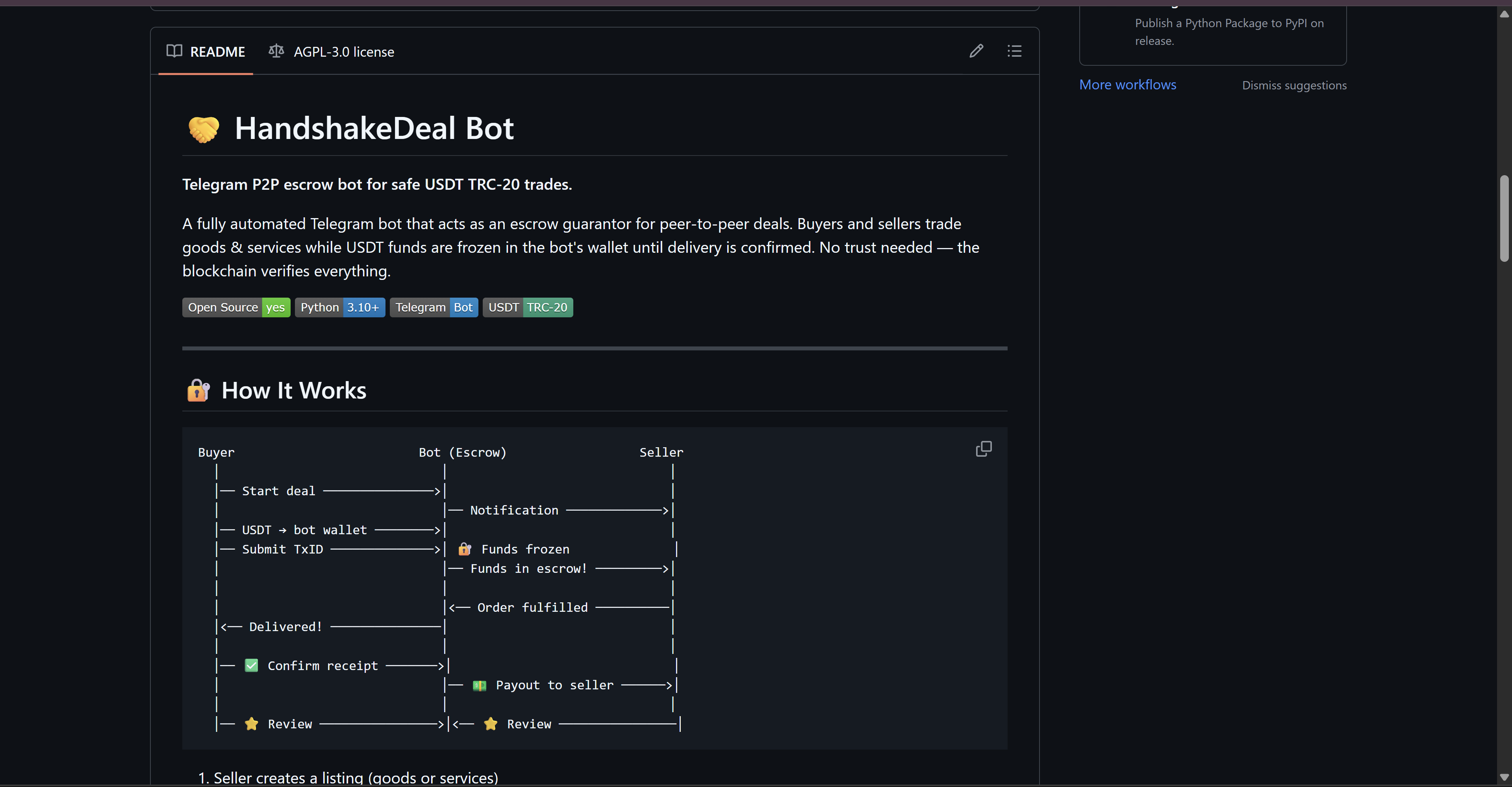 HandshakeDealBot gallery image