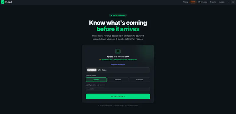Peekast screenshot 2