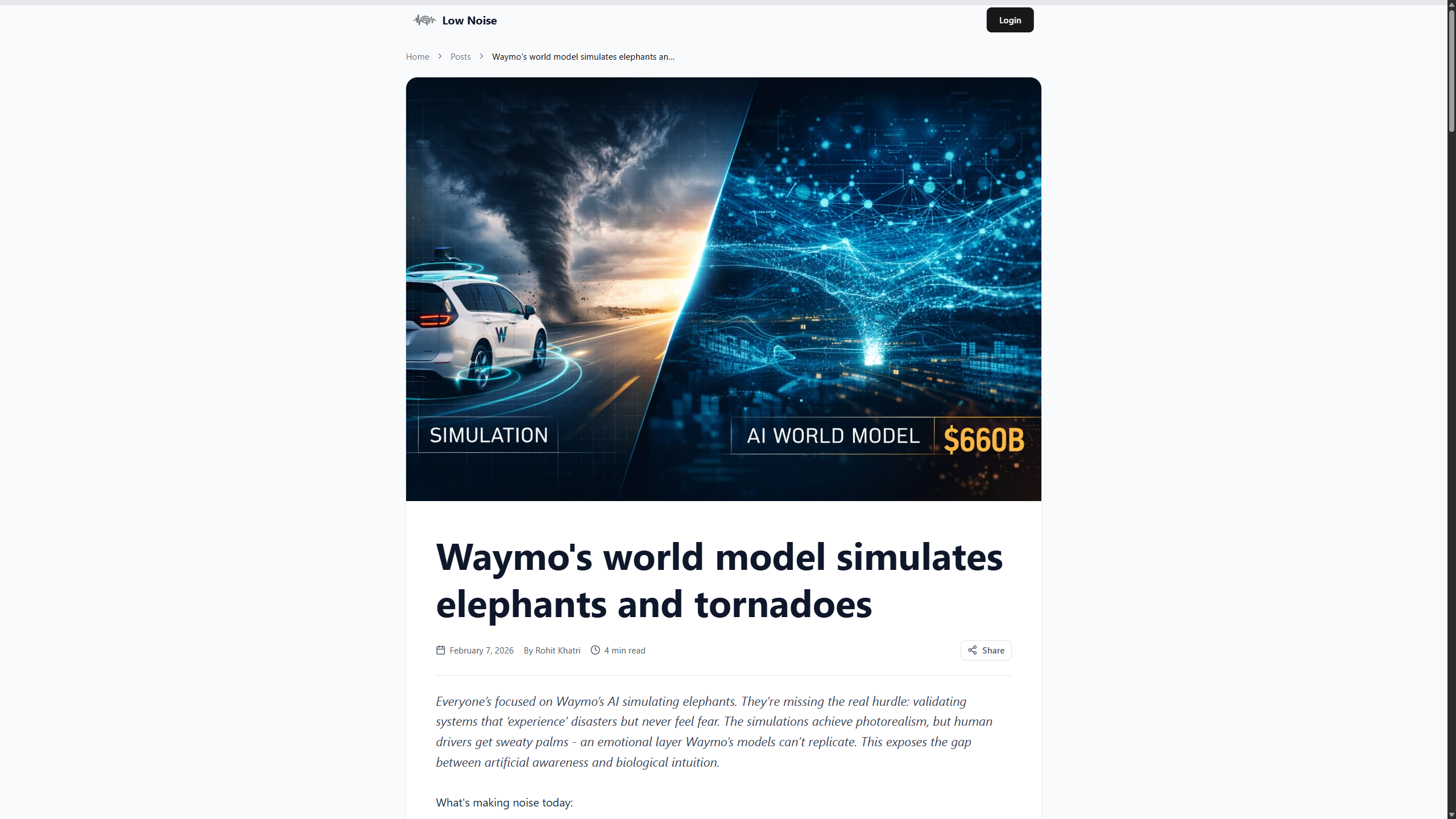 Low Noise gallery image