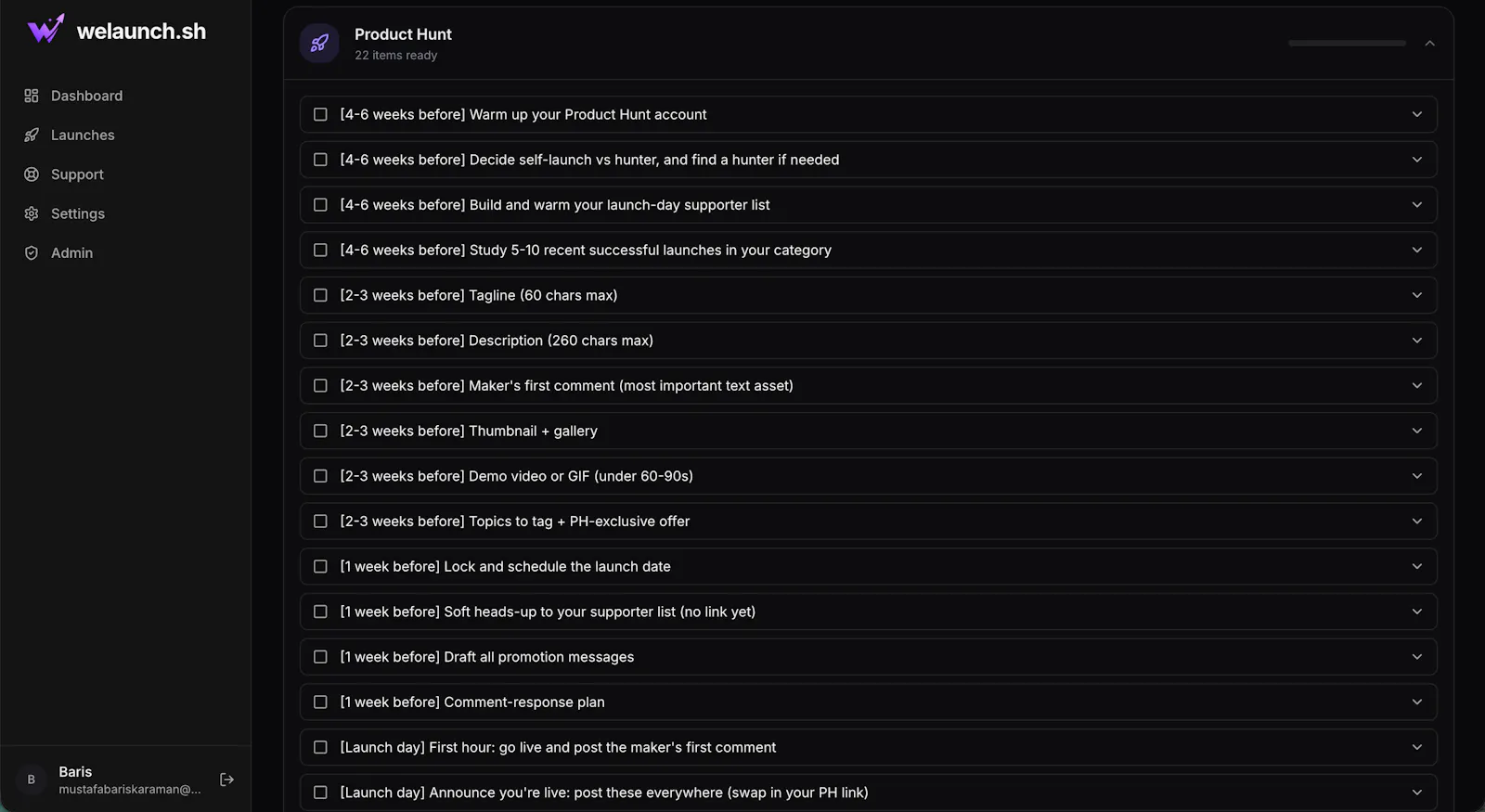 welaunch.sh screenshot 3