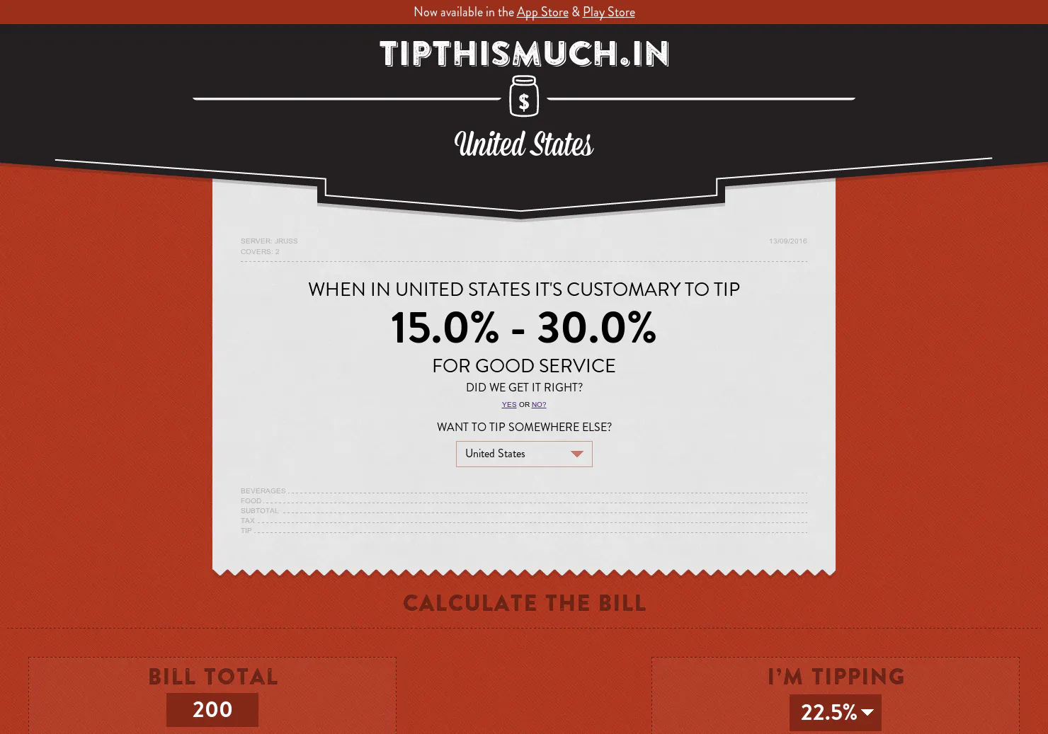 Tip This Much In