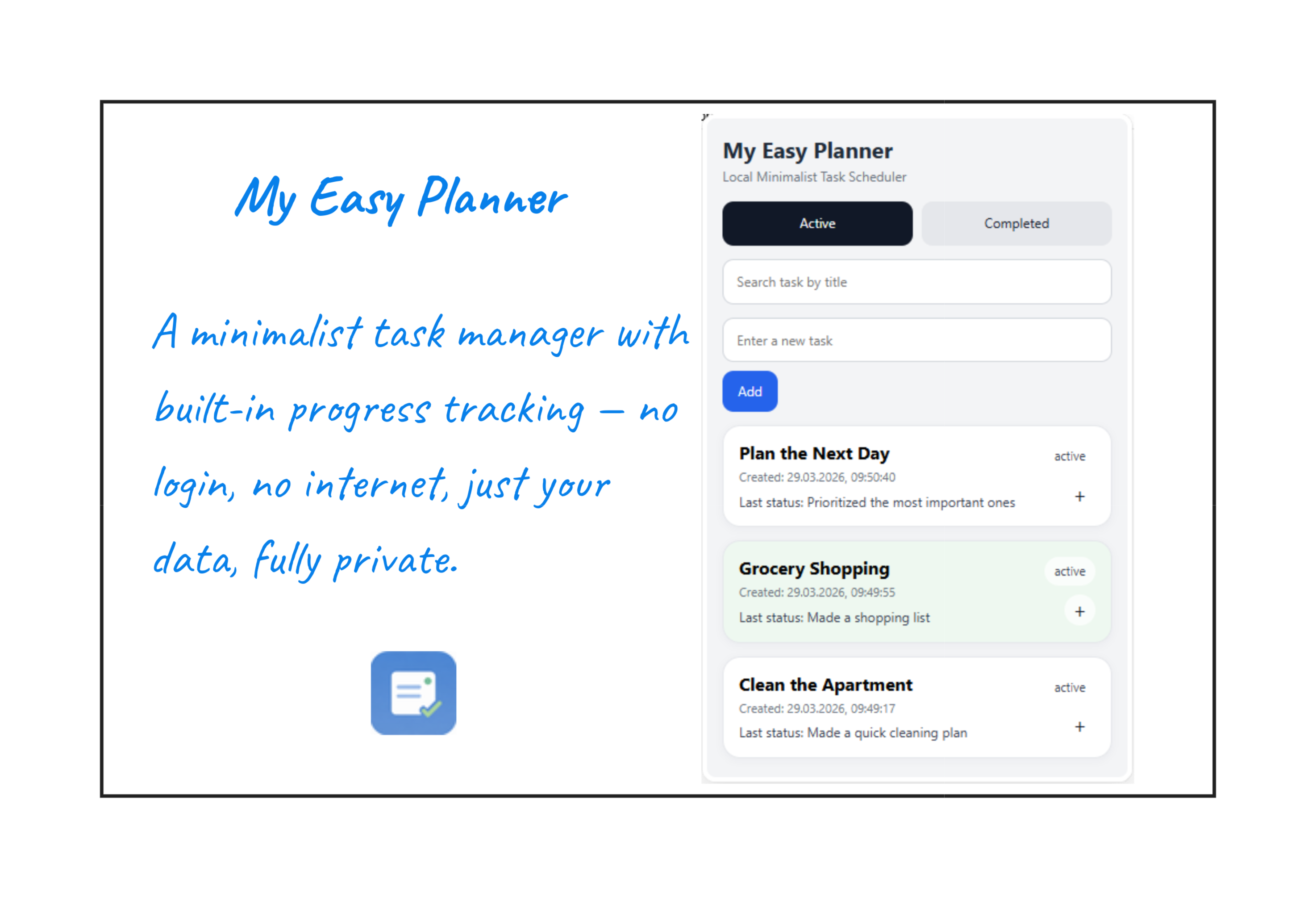 My Easy Planner gallery image