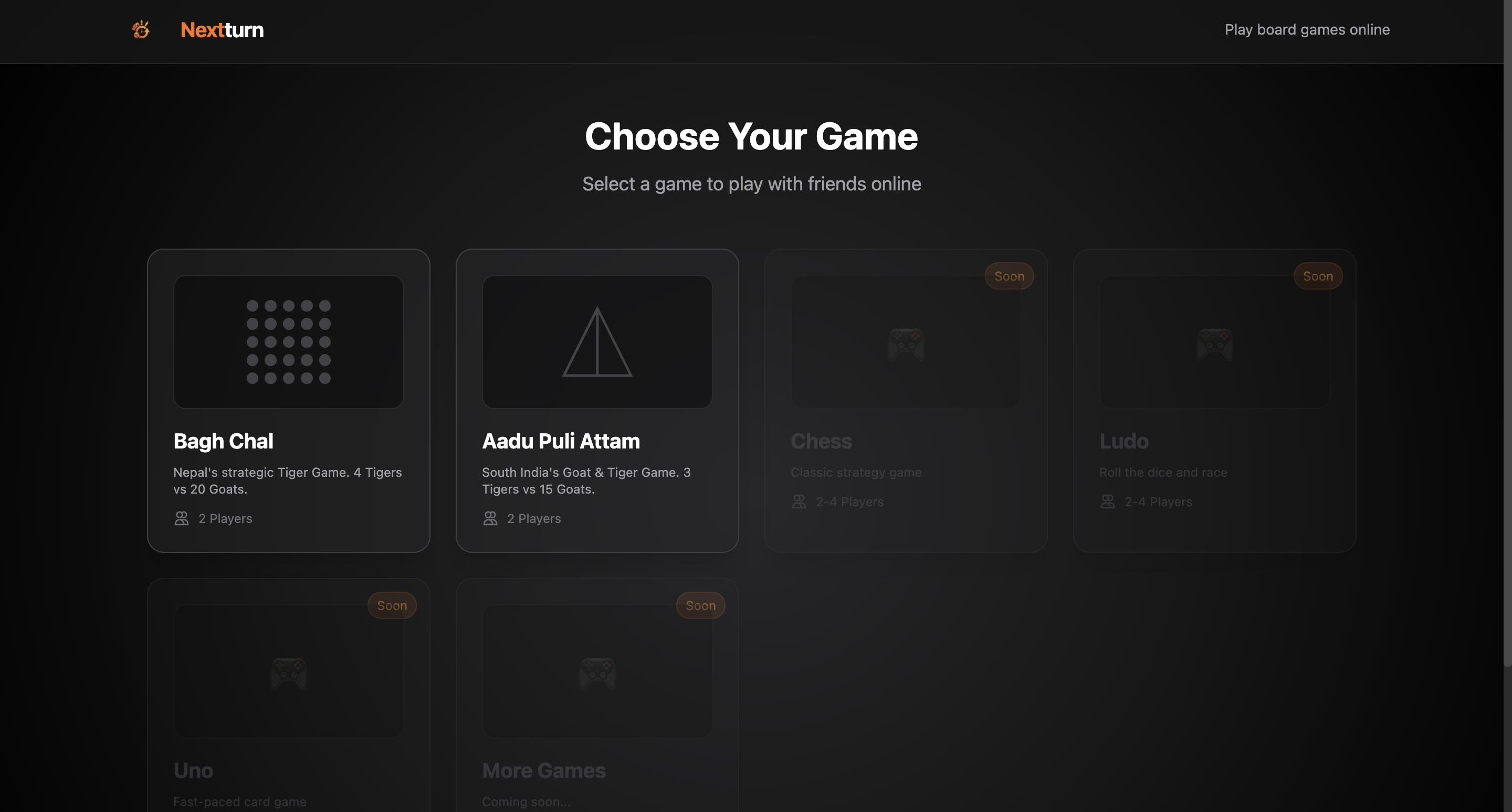 Next Turn - Screenshot 4 showing product features and functionality
