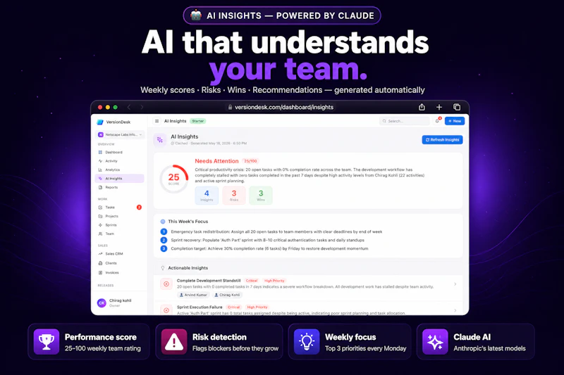 VersionDesk screenshot 2