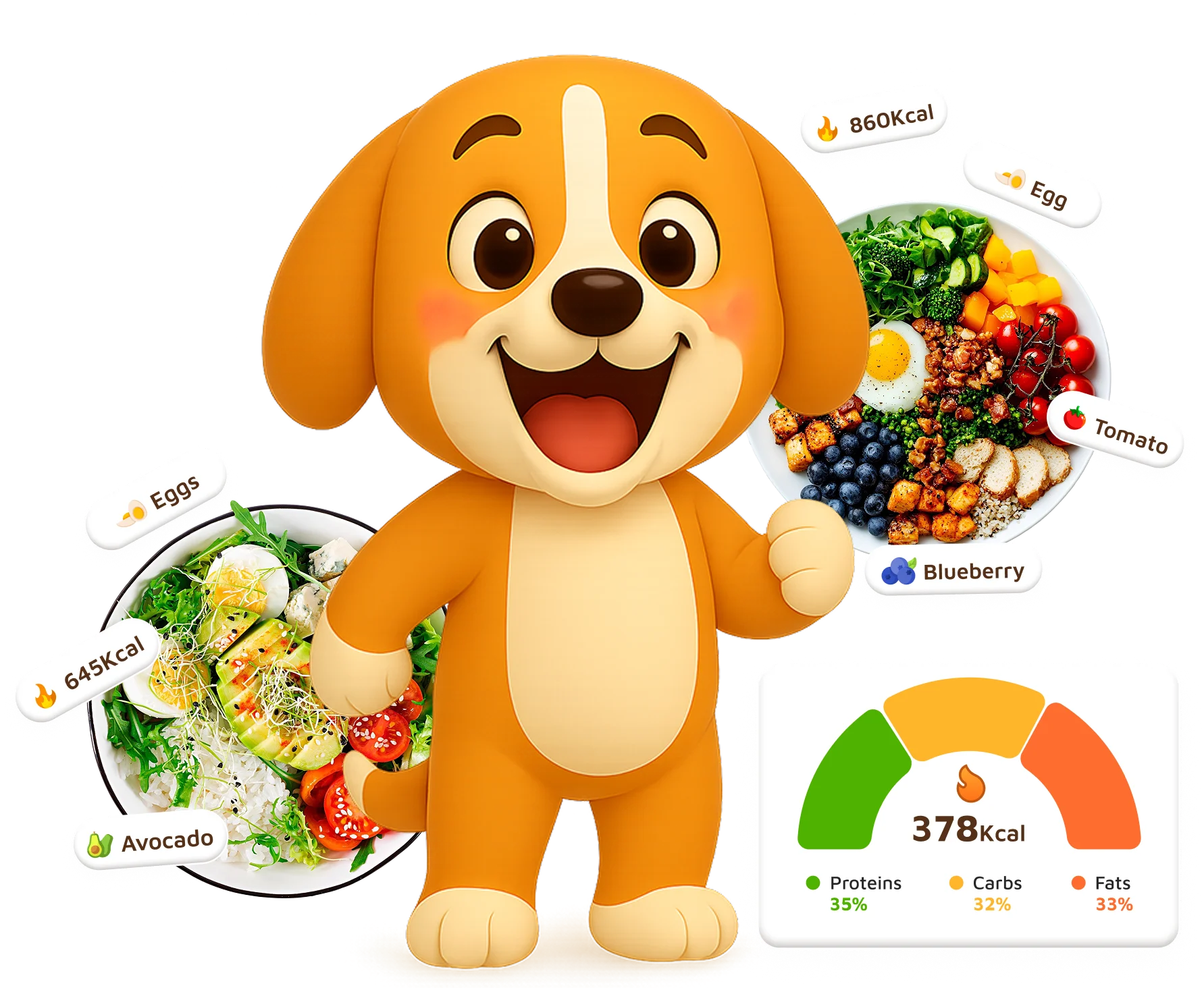 Calorie Tracker Buddy - Main product screenshot demonstrating key features and user interface