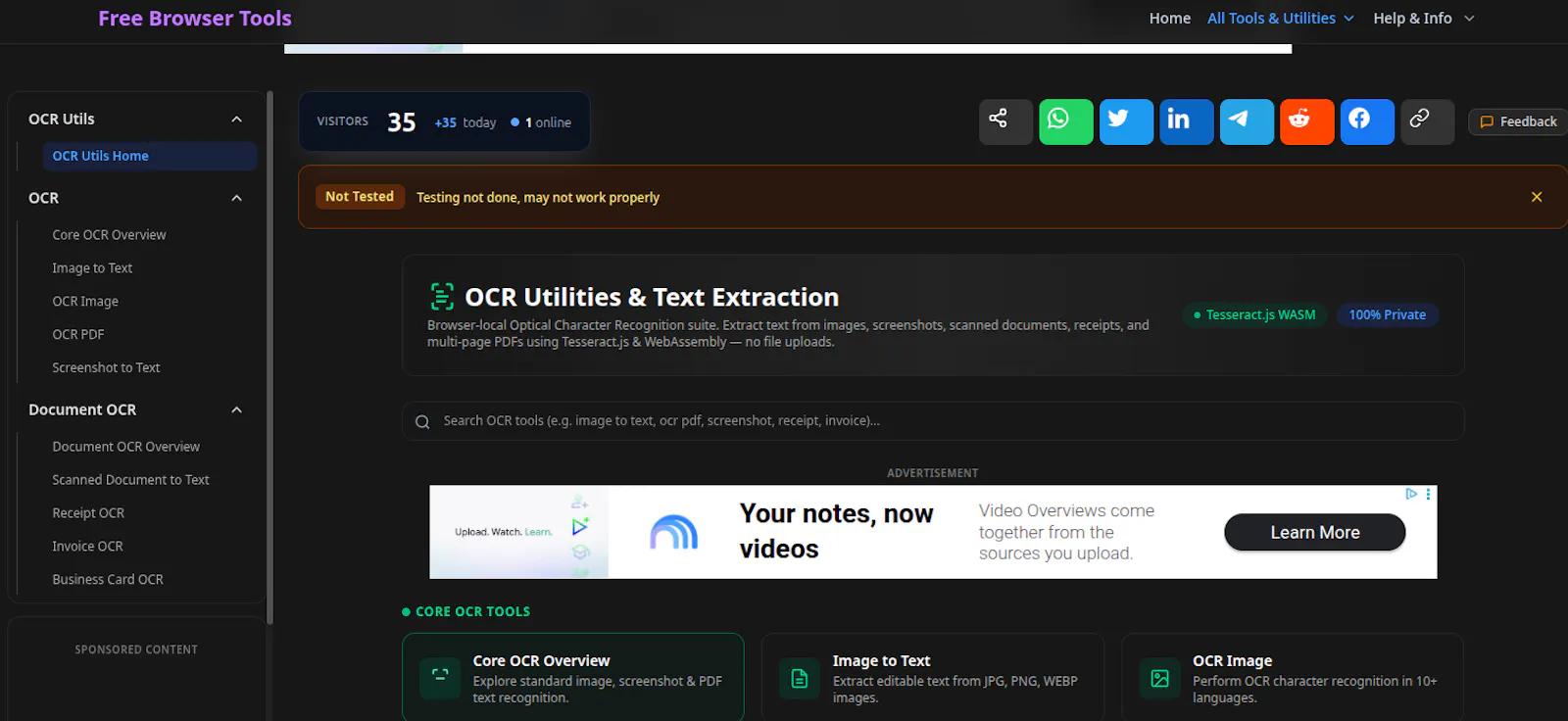 Free Browser Tools screenshot 10