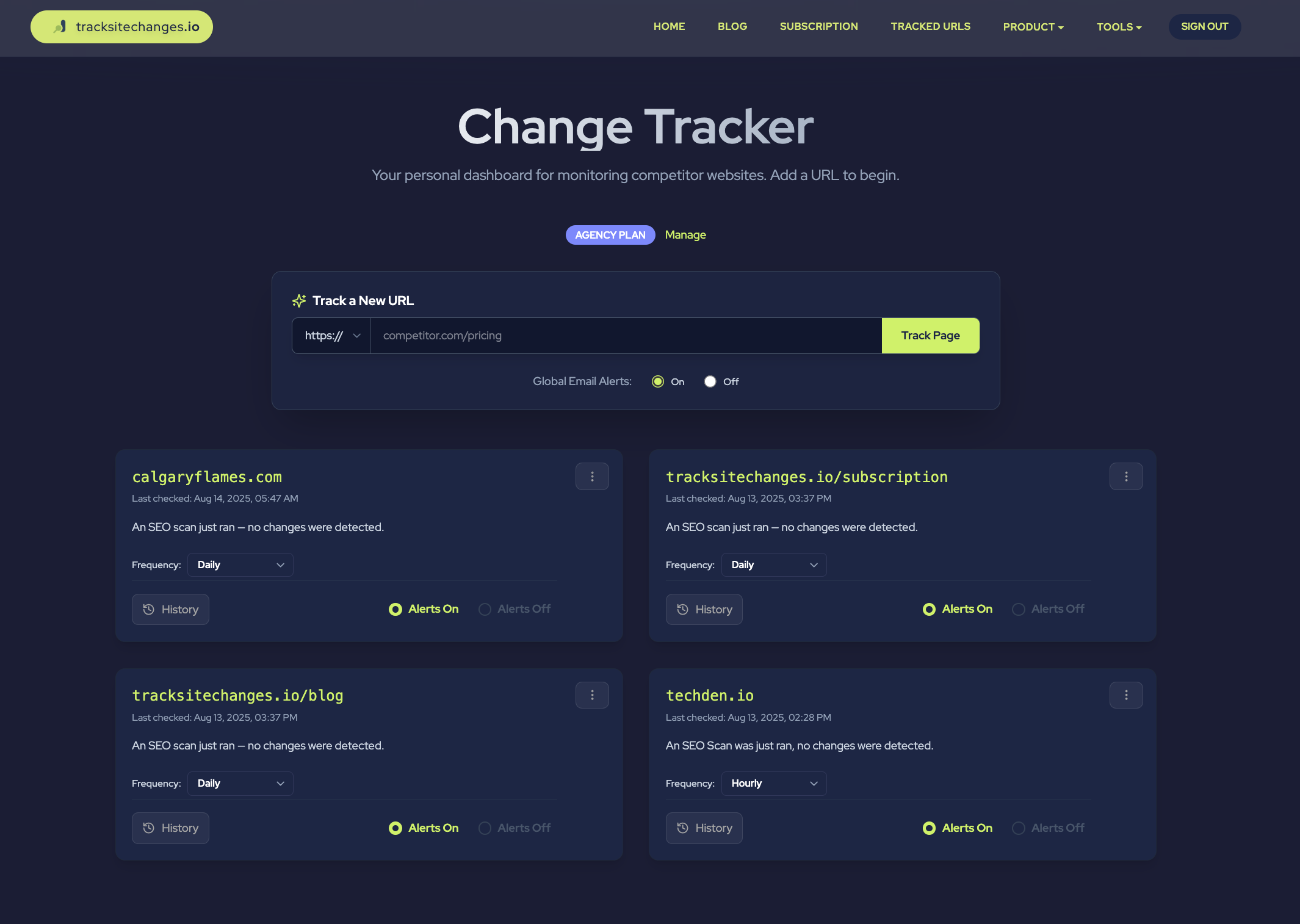 TrackSiteChanges - Monitor competitor website updates in real-time media 2