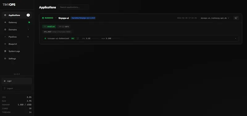 TinyOps screenshot 3