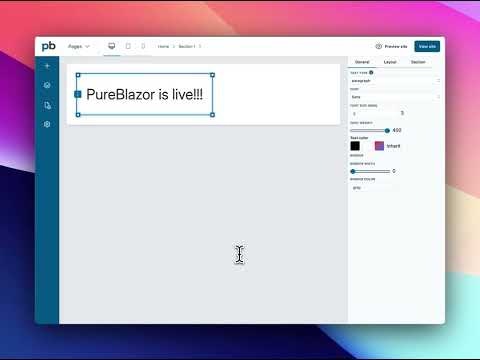 PureBlazor CMS gallery image